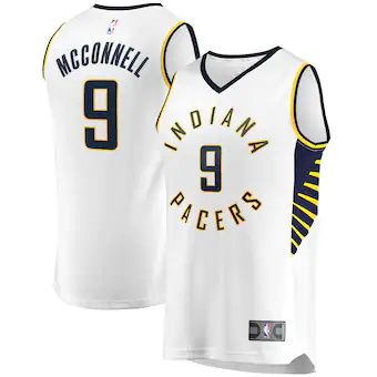 youth fanatics branded tj mcconnell white indiana pacers fa-450